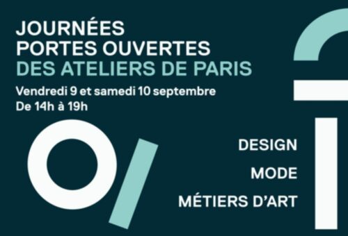JPO Ateliers de Paris du 9 au 10 septembre 2022